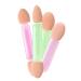 8pcs Sponge Eyeshadow Stick Sponge Applicator Eyeshadow Accessories Eye Shadow Eye Shadow Stick Double Head Beauty Device Eyeshadow Sponge Eyeshadow Brush