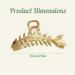 Fish Bone Shape Large Metal Hair Claw Clip - Gold Nonslip Jaw Clamp for Women - Buy Online on GoSupps.com