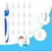 Q Grips Ear Wax Remover Kit - Soft Spiral Design with 16 Replacement Heads & 4 Dual-Head Ear Pickers - Gentle Ear Cleaning Tool for Adults and Kids - Buy Online on GoSupps.com