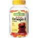 Sesame Street Brilliant Omega-3 Kids Gummy with DHA by Webber Naturals 120 Gummies For Children Age 3 and Up - Buy Online on GoSupps.com