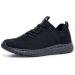 Shoes for Crews Everlight Women's Non Slip Breathable Lace Up Lightweight Work Shoes 8 Black