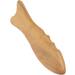 Verdant Touch Wood Gua Sha Board - Fish Form Universal Massage Tool for Face & Body | Premium Wooden Scraping Massage Device - Buy Online on GoSupps.com