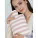 Tianyia Classic Stripe Hot Water Bottle - 2.0L Large Heat Pocket Soft Cotton Cover Pink Gift for Hands Feet & Bed Warmers - International Shipping Available - Buy Online on GoSupps.com