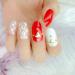 Shop Hujl 3D Flower & Rhinestone Artificial Nails - Full Cover Acrylic Manicure for Stunning Looks | International Shipping Available - Buy Online on GoSupps.com