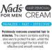 Nad's for Men Hair Removal Cream 6.8 Oz - Painless Depilatory Solution for Coarse Male Body Hair - Buy Online on GoSupps.com