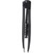 Multifunctional Eyebrow Tweezers with Eyebrow Comb Black 2-in-1 Makeup Grooming Tool for Eyebrows or Facial Hair - Buy Online on GoSupps.com