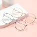 Newada Oval Metal Reading Glasses - Blue Light Blocking Spring Hinge Glare-Free | Rose Gold +0.50 - Buy Online on GoSupps.com