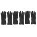GLEAVI 3 Pairs Black Gloves Black Rubber Gloves Reusable Hair Dye Glove Shampoo Particles Man Non-slip