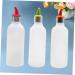 Mikinona Ketchup Dispenser Salad Dressing Container 3pcs Color Storage Kitchen Ketchup Bottle Salad Squeeze Random re-usable - Buy Online on GoSupps.com