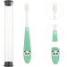 Lurrose Panda Toothbrush for Kids Cartoon Whole Mouth Training Brush Cute & Deep Clean Baby Tooth Cleaner (1 Pack Green) - Buy Online on GoSupps.com