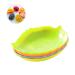 ABOOFAN 10pcs Fruit Plate Candy Snack Dish Kitchen Accessories Candy Plate Leaves
