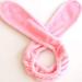 Minkissy Hasenohr Fleece Headband for Women & Girls | Makeup Hair Band & Facial Wash Accessories (Pink/Gray) - Shop Now! - Buy Online on GoSupps.com