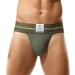 BRODDLE Men's Green Large Jockstrap - Stretchy Nylon Mesh Pouch Athletic Supporters - Buy Online on GoSupps.com