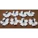 12 Pieces Yellow Hawaii Frangipani Foam Flower Hair Clips - 2.4 for Weddings & Beach Decor - Buy Online on GoSupps.com