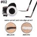 EVpct 2 in 1 Black and White Gel Eyeliner Eyebrow Cream Pomade Set | Waterproof Smudge Proof Formula | Long-lasting All Day Wear | Includes Brushes | 0.21 Ounce (Pack of 1) - Buy Online on GoSupps.com
