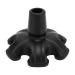 Walking Stick Rubber Tips Cane Tips Walking Stick Rubber Ends Rubber Ferrule for Walking Sticks Stable 6 Point Non-Slip Cane Tip Heavy Duty Crutch Pads (1)