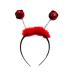 Lurrose Kids Tiara Christmas Headband Ladybird Head Boppers Hairband Paillette Hair Hoop Cute Hair Band Party Hair Accessory for Children Kids Adults Glitter Headband