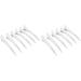 Hair Styling Clips Plastic Sturdy White Practical Duckbill Hair Clip for Hairstyling - Buy Online on GoSupps.com