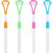 4 Pieces Tongue Cleaners Set for Fresh Breath | BPA-Free Tongue Scrapers for Adults & Kids | Improve Oral Hygiene in 4 Colors - Buy Online on GoSupps.com