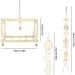 Yorgewd 7 Pack Bird Toys Natural Wood Small Bird Cage Toys Small Parrot Swing Chewing Toys for Budgies Small Parakeets Conures Love Birds Cockatiel Finches - Buy Online on GoSupps.com