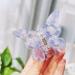 Butterfly hair clips hair clips glitter mussel marble marble leopard hair catcher jaw clamp hair jaw clips hair styling accessories hair jewelry for women girls purple #2