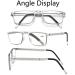 Dibako Foldable Photochrome Reading Glasses for Men & Women - Unisex Metal Frame Readers (+1.00) - Buy Online on GoSupps.com