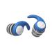 Noise Reduction Ear Plugs Silicone Ear Plugs Silicone Soundproof Noise Filter Waterproof Three-Layer Silent Earplugs for Sleeping and Swimming Adjustable to Ear Size 1-blue 1 Count (Pack of 1)