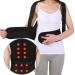Shoulder thermal pillow self-warming back waist warm support belt magnetic field therapy vest reusable pain relief relaxed body unisex XL (size: xl)