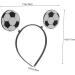 Beaupretty Football Headband Sports Headband Soccer Ball Head Bopper Football Hairband Cheer up Headband for Boys and Girls White 1 - Buy Online on GoSupps.com