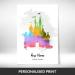 Personalised Cinderella Castle Watercolour Art Print - Disney Land/World Memories Keepsake. Children's Gift Nursery Decor - Walt Quote, A4 A5 - Buy Online on GoSupps.com