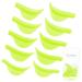 Libeauty Eyelash Lift Shield Lash Perm Pads 10 Pcs Reusable Eyelash Perming Curler Lower Eyelash Pads Lifting Rods Green Lash Lift Rods