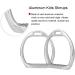 Children Premium Stirrups for Saddle Lightweight Safety Horse Saddle English Riding Flex Fillis Hand-polished Iron Horse Stirrup - Buy Online on GoSupps.com