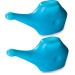 Economy Light-Weight Durable Neti Pot - Handy Compact and Travel Friendly Dishwasher Safe eco Friendly Natural Treatment for Sinus and Congestion (2 pcs Blue) 2 Blue