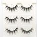 Demarkt 3 Pairs 3D Long Fake Eyelashes - Natural Reusable Eyelash Extensions for Makeup & Cosplay | International Shipping - Buy Online on GoSupps.com