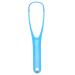 Tongue scraper cleaner plastic portable tongue scraping tongue cleaning brush mouth cleaning kit tongue coating cleaning brush metal metal tongue scraps for fresh ateme (blue)