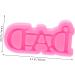 STOBOK Silicone Gumdrop Mold 12 Pcs Keychain Mold Dad Silica Gel Chocolate Candies Key Chain Resin Silicone Mold Pinkx2pcs 8X4.2X1CMx2pcs - Buy Online on GoSupps.com