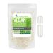 Aurora Green Veggie empty Capsules 100 Empty Vegetarian Size 0 Capsules Vegan Capsules for Weight Loss Empty Capsules for Filling. Clear