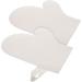 Felt Sauna Gloves 4-Piece Set for Body Scrubbing and Dead Skin Removal - Grey Bath Towels Scrubber Mitt Kit - Buy Online on GoSupps.com