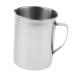 Stainless Steel Kitchen Laboratory Handle Water Liquid Measuring Cup Mug 2000ml Silver