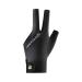Tokaneit Three Fingers Billard Gloves Breathable Pool gloves snooker gloves non -slip pool gloves open three fingers pool gloves left -handed pool gloves black