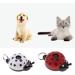 Tuoservo Pet Dog Cat Ultrasonic Animal Pest Repeller for Ticks Fleas Lice and Mosquitos Ladybug Shape (White) - Buy Online on GoSupps.com