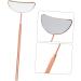 Ultechnovo 3 STK Eyelash Extension Mirror - Large Foldable Rustproof Steel Control Mirror for Dental & Beauty Care - Travel-Friendly Ros gold Design | 15.5x5x0.5cm - Buy Online on GoSupps.com