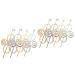 FRCOLOR 8 Sets Hairpin metal hair clips for women medium hair clips for women hair barrettes hair clips metal womens hair accessories tiaras for girls bun clips Miss alloy modeling tool