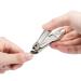 Stainless Steel Nail Clipper with Catcher - Slanted Edge Fingernail Cutter for Men and Women | Mr-1115plus - Buy Online on GoSupps.com