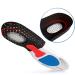 Heavy Duty Support Pain Relief Orthotics - 220+ lbs Plantar Fasciitis High Arch Support Insoles Flat Feet Orthotic Insert Work Boot Shoe Insole Absorb Shock Large (Men (7-10) - Women (8-11))