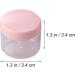 Lurrose 20Pcs Mini Cosmetic Containers - Portable Travel Sample Jars for Creams, Shampoos, Lotions - 20g Pink Empty Pots - Buy Online on GoSupps.com