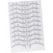 Angoily 10pcs Set Eyebrow Tools Eyebrow Ruler Eyebrow Guide Measure Tool Eyebrow Stickers Disposable - Buy Online on GoSupps.com