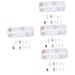 Healeved 4 sets glasses accessories set upholstery to read Easy support pain Self-adhesive Air Guards pillow with screws bridge sets for nose-sonnen glasses breathable different colors x 4 pieces 1x0.8x0.8cmx4pcs