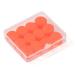 Soft earplugs for sleeping reusable silicone hearing protection suitable for side sleepers reduce snoring noises for relaxing sleeping individually formable 004