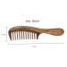 Louise Maelys Wide Tooth Sandalwood Comb for Curly Hair - Detangling Wooden Hair Comb - Buy Online on GoSupps.com